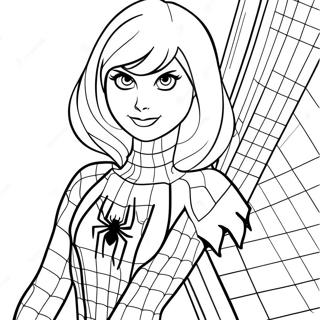 Gwen Stacy Spider Man Puvussa Varityskuva 116979-52386