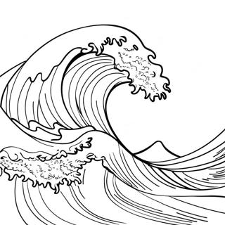 Voimakas Tsunami Aalto Varittamislehti 117005-52405