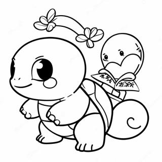 Squirtle Joulutuikkuiden Kanssa Varittamislehti 117059-52460