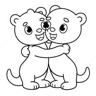 Iloinen Huggy Wuggy Ja Kissy Missy Varityskuva 117110-52488