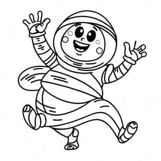 Iloinen Muumio Tanssimassa Varityskuva 117366 52687