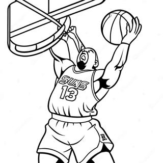 Suns Pelaaja Dunkkaamassa Varityskuva 117494 52784