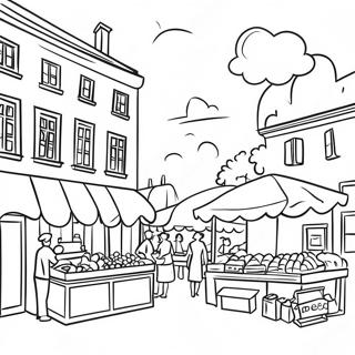 Varikas Ranskalainen Markkinakohtaus Varityskuva 120966-55597