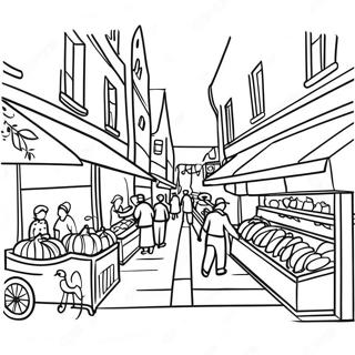 Varikas Ranskalainen Markkinakohtaus Varityskuva 120966-55600