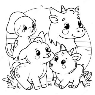 Suloiset Maatilan Elaimet Varityskuva 12362-792