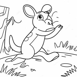 Leikkisa Kenguru Hyppaava Varityskuva 124459 58630