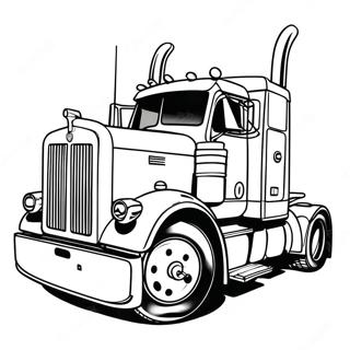 Vintage Peterbilt Kuorma Auto Varittamissivu 125927-59767