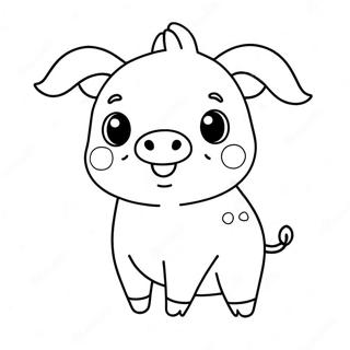 Kawaii Suloinen Sika Varittamislehti 127706-61271