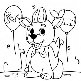 Chica Fnaf Ilmapallojen Kanssa Varityskuva 128639-62006