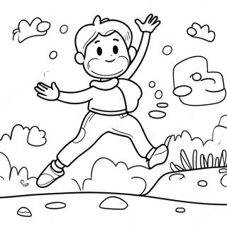 Iloinen Hyppypaivan Juhla Varityskuvalla 128716-62061