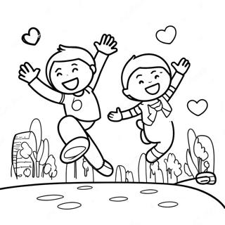 Iloinen Hyppypaivan Juhla Varityskuvalla 128716-62063