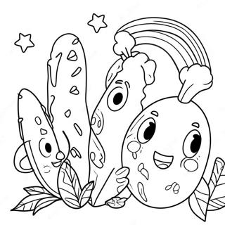 Leikkisa Sateenkaari Maissi Ystavien Kanssa Varittamissivua 129791 62906