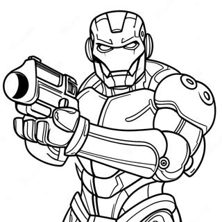 Kyborgi Laseraseella Varityskuva 129997-63067