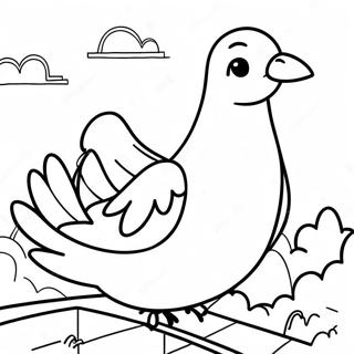 Seikkailunhaluinen Kyyhkynen Vuoristoradalla Varityskuva 130895 63760