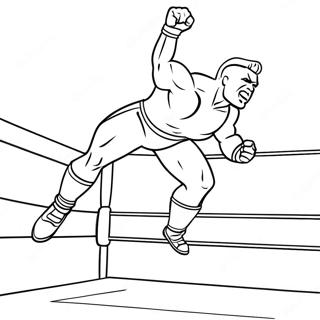 Wwe Painija Hyppaa Vastustajan Paalla Varittamissivu 130972-63815