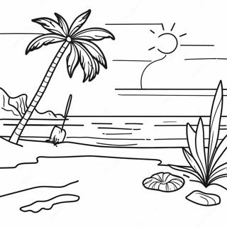 Aloha Ranta Auringonlasku Varittamissivu 132030 64639