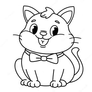 Iloinen Banaanikissa Solmiolla Varityskuva 133108 65480