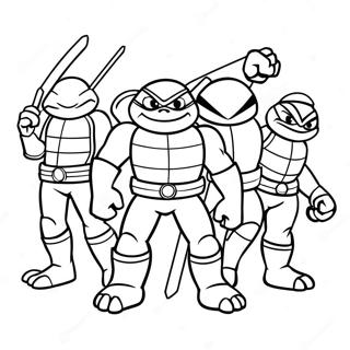 Tmnt:n Nousu Värityskuvat