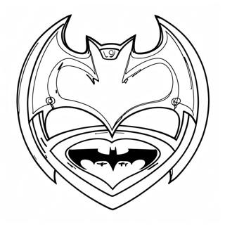 Batman-Logo Värityskuvat