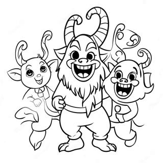 Leikkisa Krampus Lasten Kanssa Varityskuva 133803 66015
