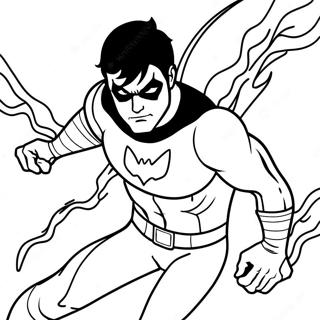 Nightwing Tulien Kanssa Varityskuva 135138-67055
