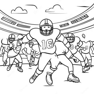 Jannittava Jalkapallo Ottelun Kohtaus Varityssivu 135417 67269