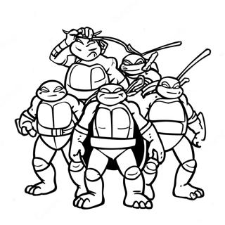 Tmnt 2012 Värityskuvat