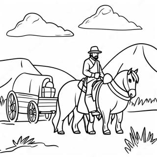 Pioneerit Matkustavat Oregonin Polulla Varitettava Sivun 135879-67629