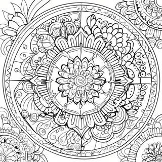 Mindfulness Mandala Psykologian Varityskuva 136335-67985