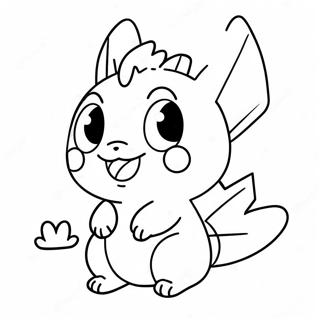 Chibi Pokemon Värityskuvat