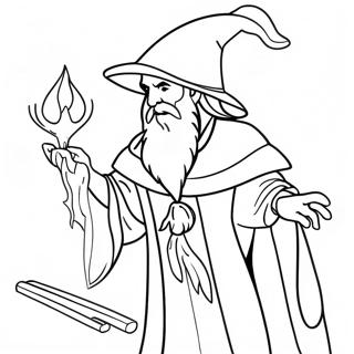 Taianomainen Velho Loitsimassa Varittamislehti 138260-69636