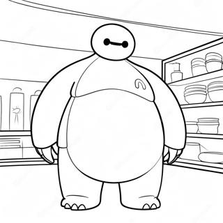 Baymax Värityskuvat