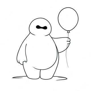 Sopo Baymax Ilmapallon Kanssa Varittamissivu 138439-69774