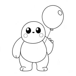 Sopo Baymax Ilmapallon Kanssa Varittamissivu 138439-69775