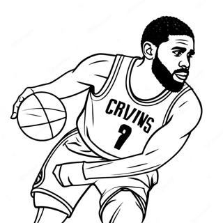 Kyrie Irving Driblaamassa Koripalloa Varityskuva 139232-70393