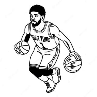 Kyrie Irving Driblaamassa Koripalloa Varityskuva 139232-70394