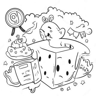 Pi-Päivä Värityssivut