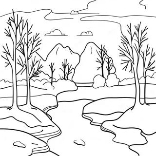 Pakkasen Talvimaisema Varityskuva 139695 70767