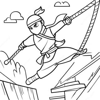 Ninja Soturi Harjoittelee Varityskuva 14152-3090