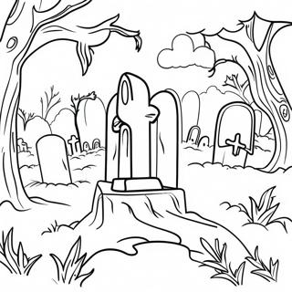 Kauhujakso Hautausmaalla Varityskuva 15086-3294