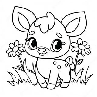 Sopo Vasikka Kukkien Kanssa Varityskuva 18900 4128