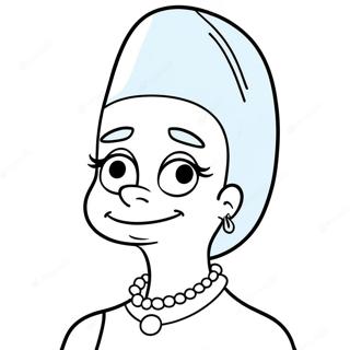 Marge Simpson Sinisilla Hiuksilla Varityskuva 19447-4245