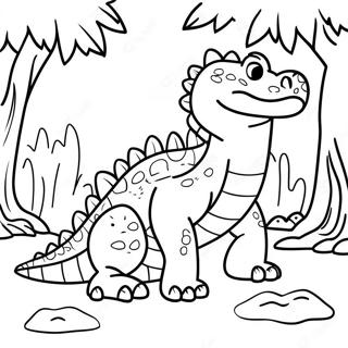 Realistinen Krokotiili Viidakossa Varityskuva 21970-4793