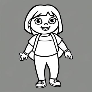Dora Seikkailija Varityskuva 24531-5344