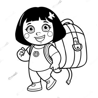 Dora Tutkimusmatkailija Reppunsa Kanssa Varityskuva 24532-5345