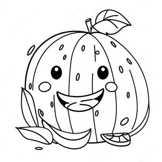 Iloinen Vesimeloni Hahmo Varityskuva 26163 5708