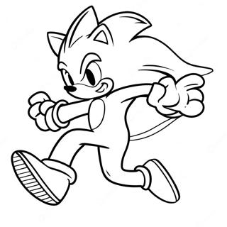 Super Sonic Juoksee Nopeasti Varityskuva 2660-506