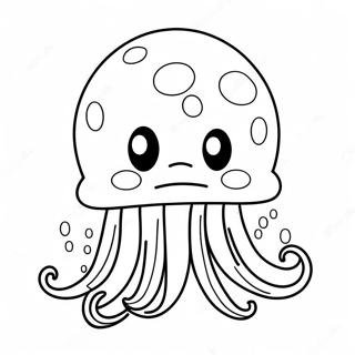 Sarjakuvamainen Meduusa Hymyilevalla Naamalla Varityskuva 28952-6306