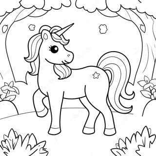 Sopo Yksisarvinen Fantasiametsassa Varityskuva 289 281