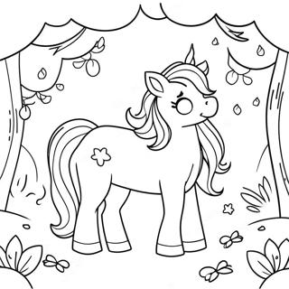 Sopo Yksisarvinen Fantasiametsassa Varityskuva 289 282